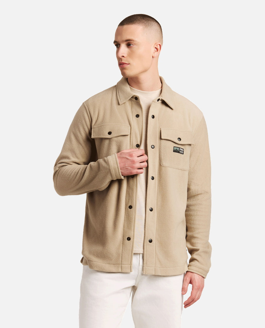 Camisa Hombre M Gogh Outdoor Shirt Protest Marrón