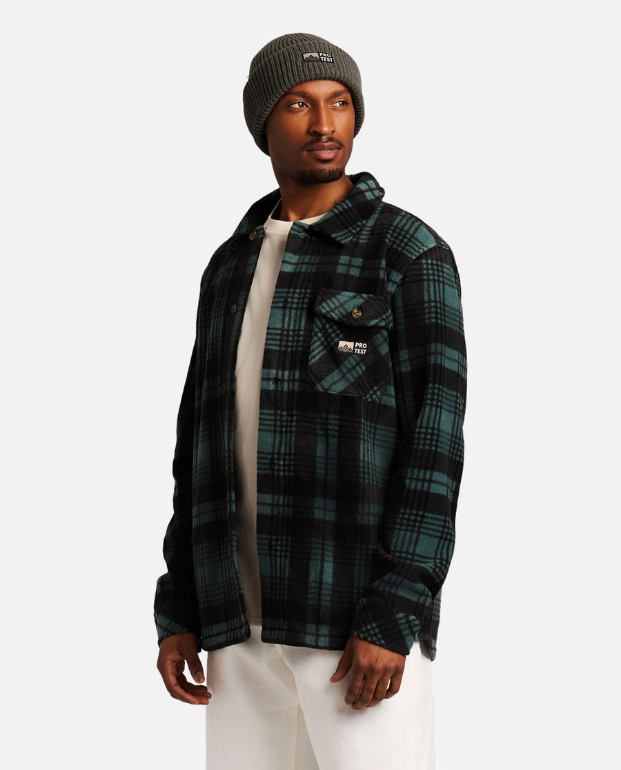Camisa Hombre M Jacob Outdoor Shirt Protest Verde