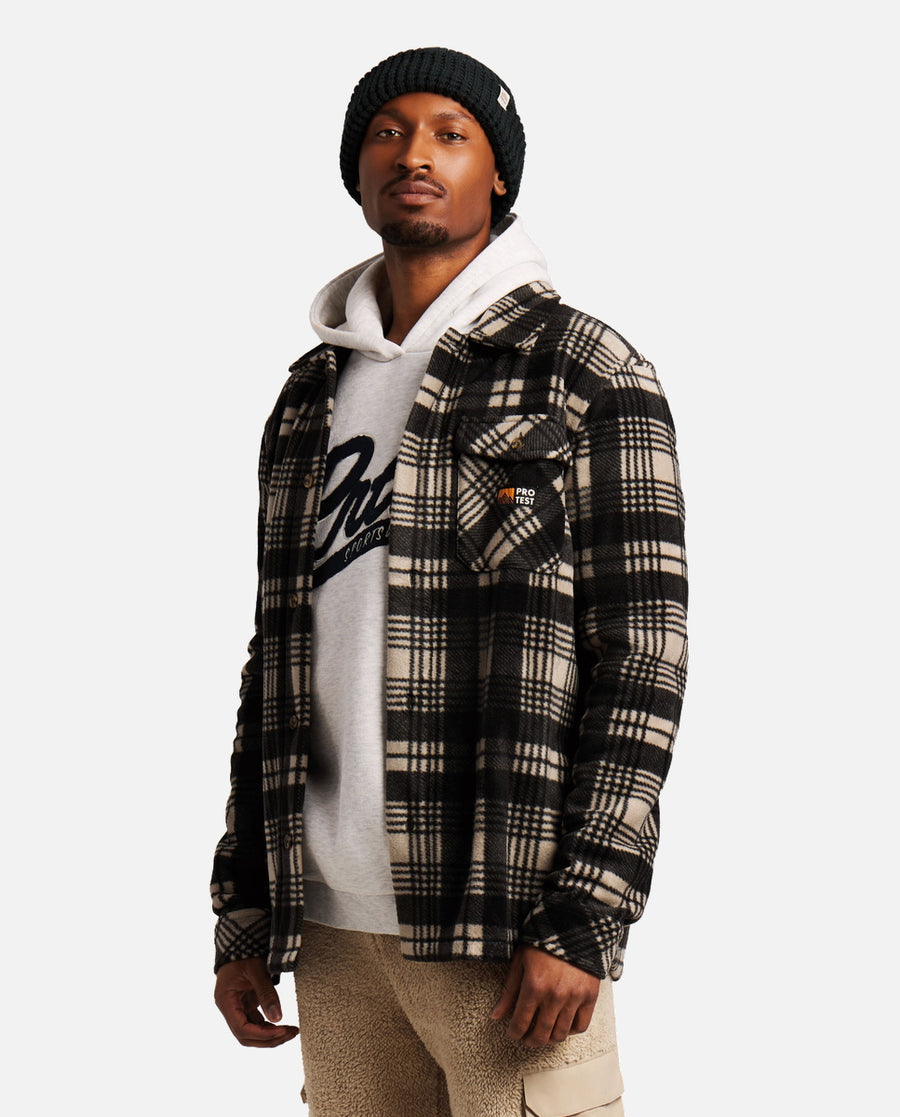 Camisa Hombre M Jacob Outdoor Shirt Protest Marrón