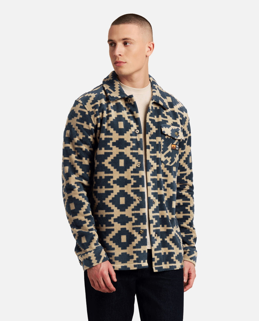 Camisa Hombre M Howden Outdoor Shirt Protest Marrón