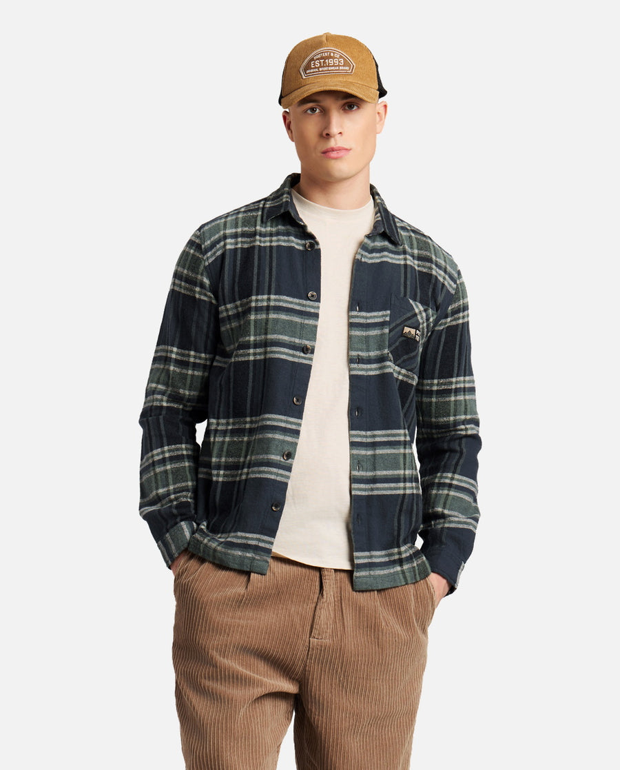 Camisa Hombre M Master Outdoor Shirt Protest Negro