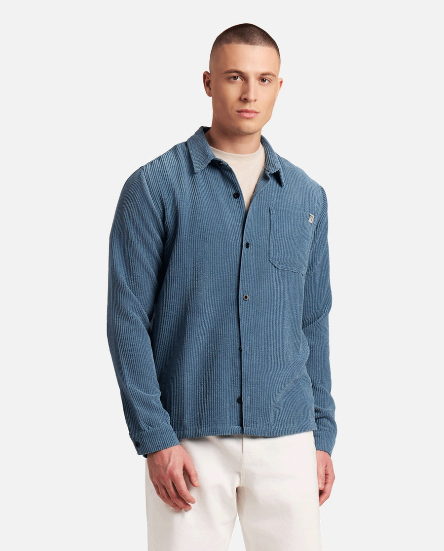 Camisa Hombre M Cane Outdoor Shirt Protest Azul