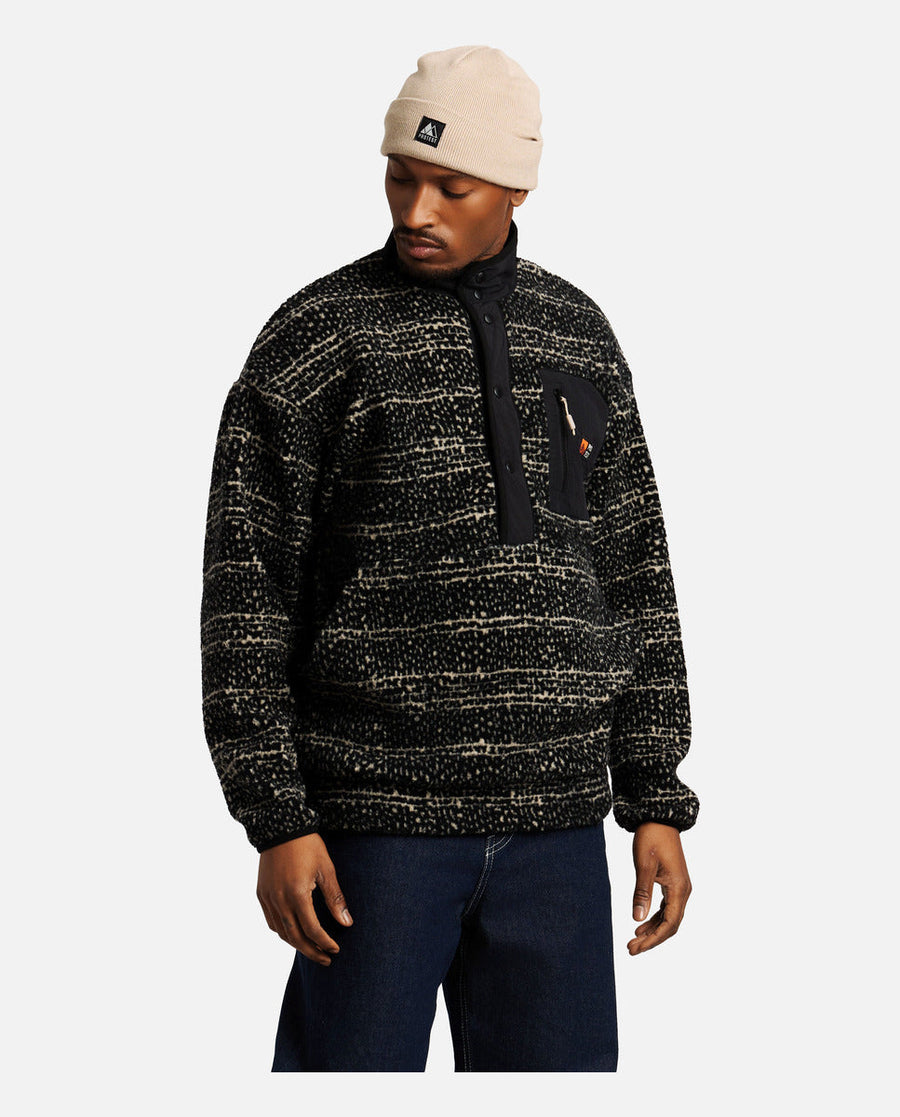 Sudadera Hombre M Browser Outdoor 1/4 Butt Top Protest Negro