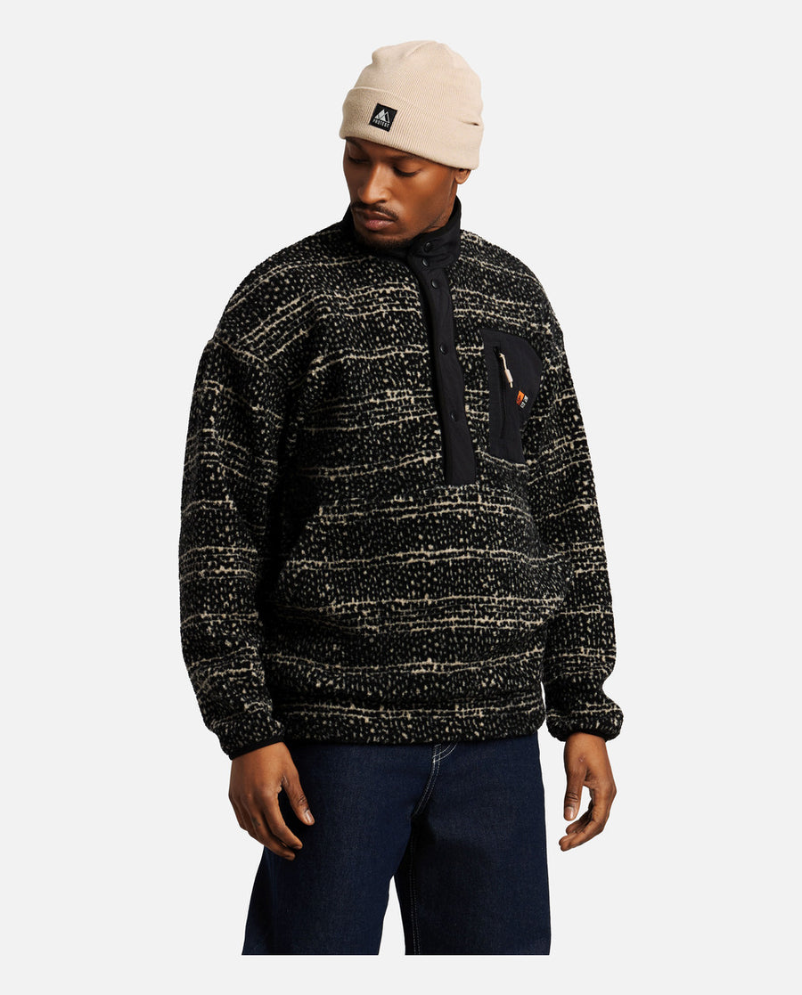 Sudadera Hombre M Browser Outdoor 1/4 Butt Top Protest Negro