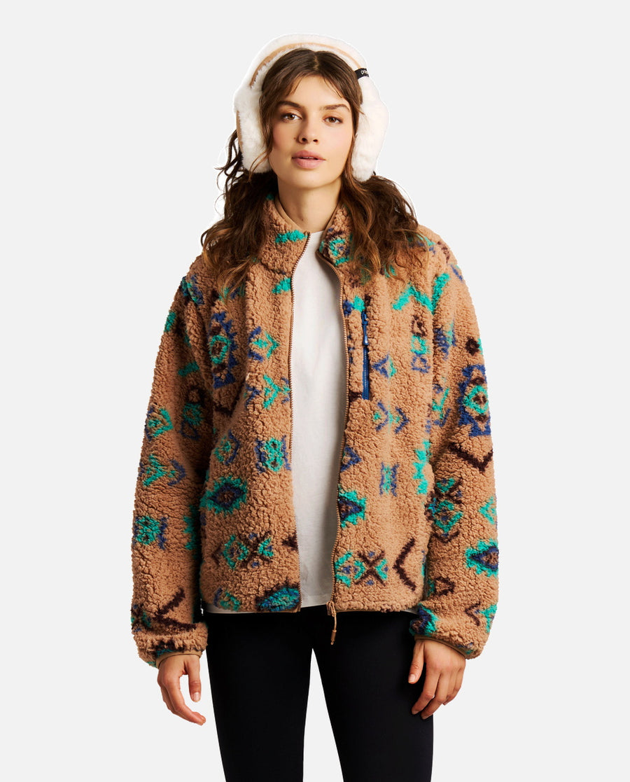 Sudadera Mujer W Payton Full Zip Top Protest Verde