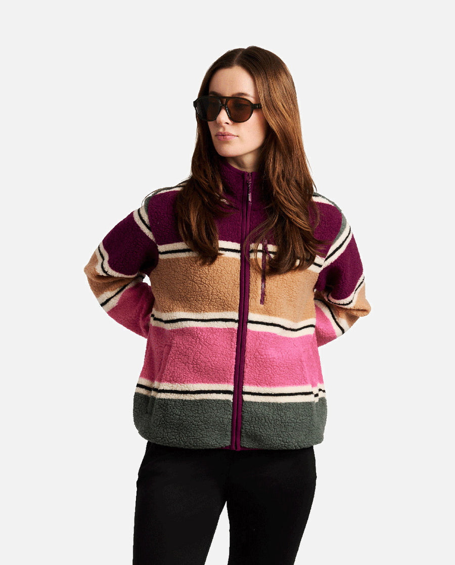 Sudadera Mujer W Wiba Full Zip Top Protest Verde