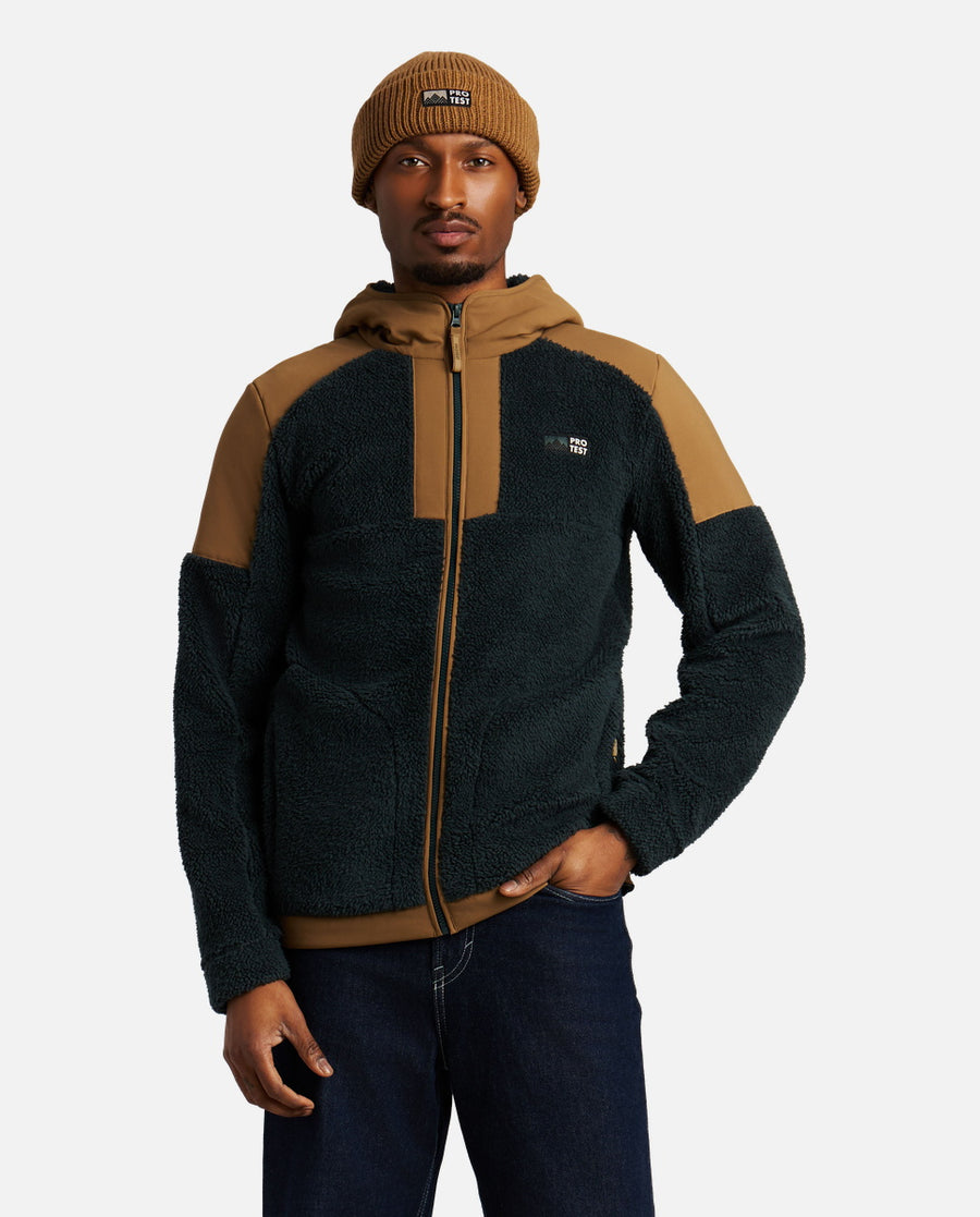 Sudadera Hombre M Arnold Outdoor Fullziphoody Protest Verde