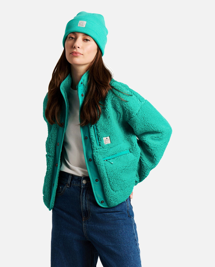 Polar Mujer W Lux Outdoor Fullziptop Protest Verde