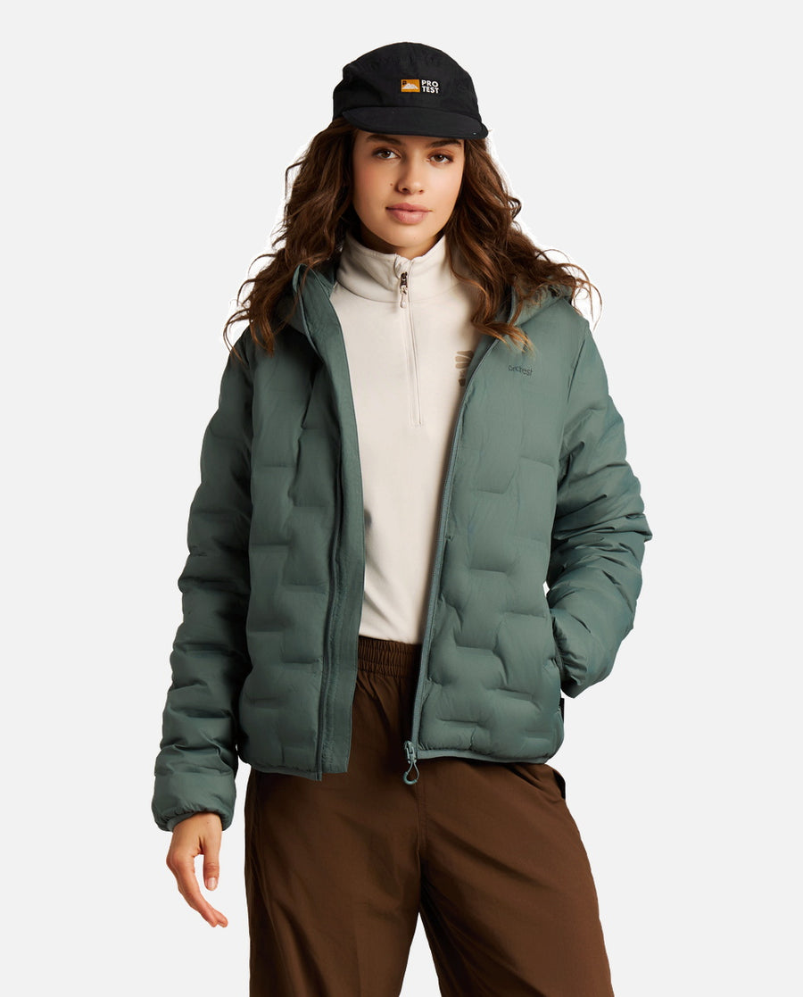 Chaqueta Mujer W Lupita Outdoor Pufferjacket Protest Verde