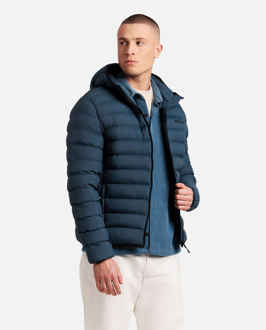 Chaqueta Hombre M Basso Outdoor Pufferjacket Protest Azul